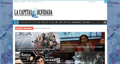 Desktop Screenshot of lacapitalolvidada.com